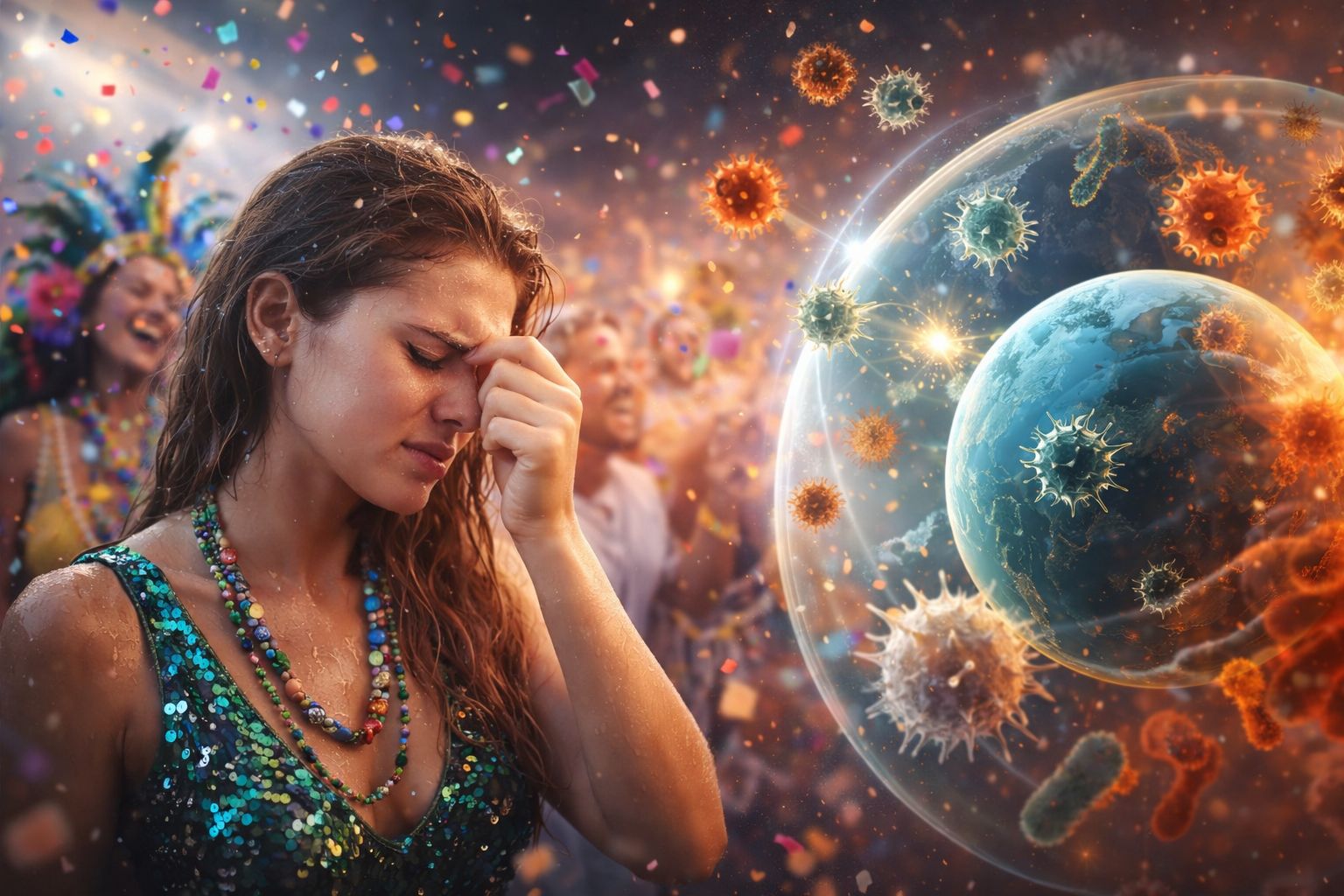 Carnaval com Saúde: Especialista alerta para a queda da imunidade e o risco de infecções na folia