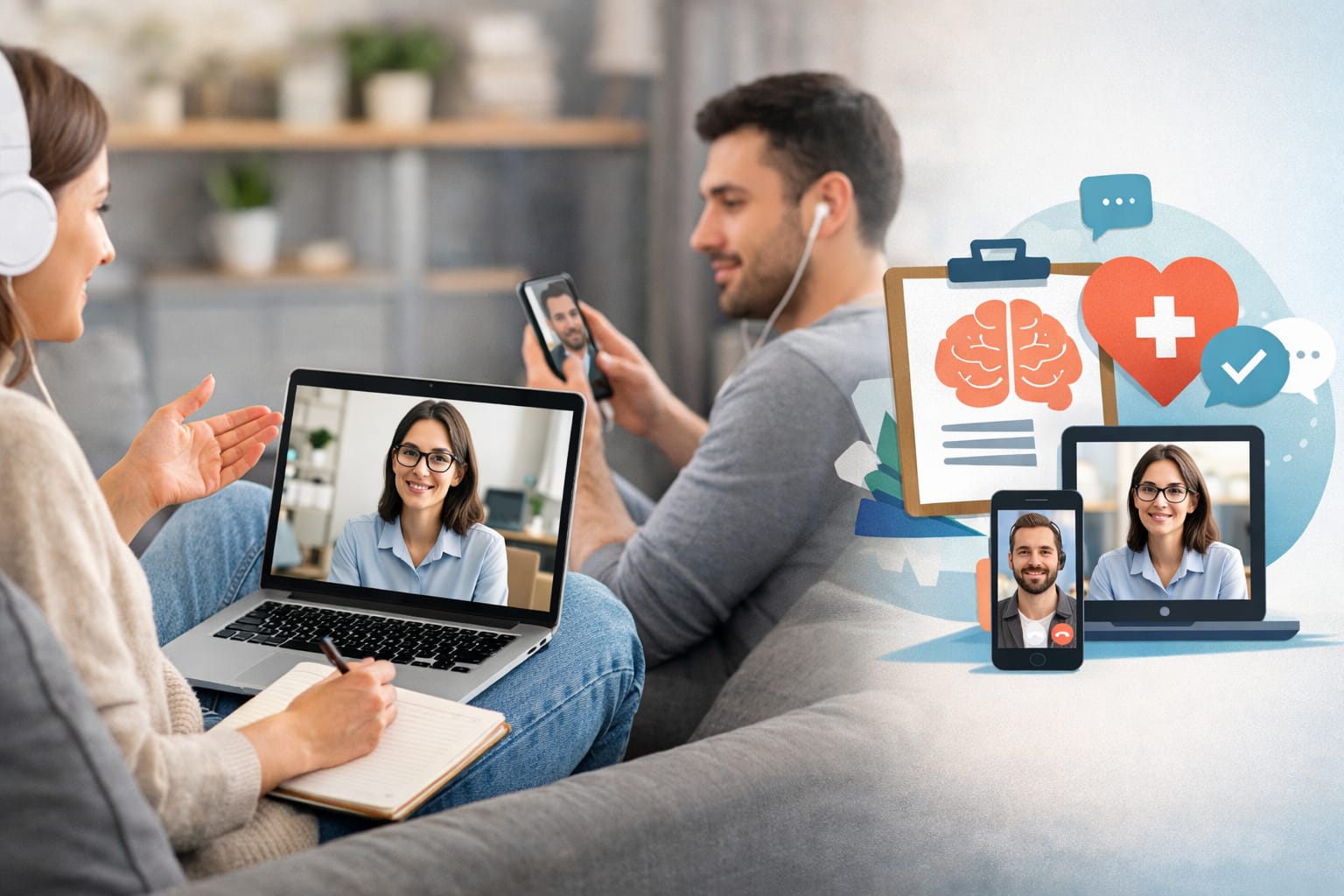 Terapia: 4 sessões mensais por apenas R$ 100 no plano Psicologia da UpCare Telemedicina