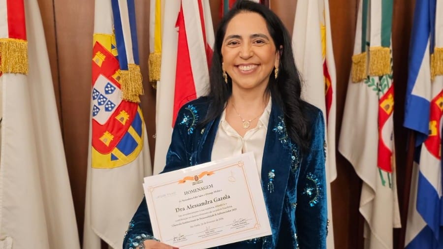 Dra. Alessandra Gazola é homenageada na Câmara Municipal de São Paulo